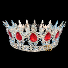 KRUNA MISS - Metal - Srebro Crvena